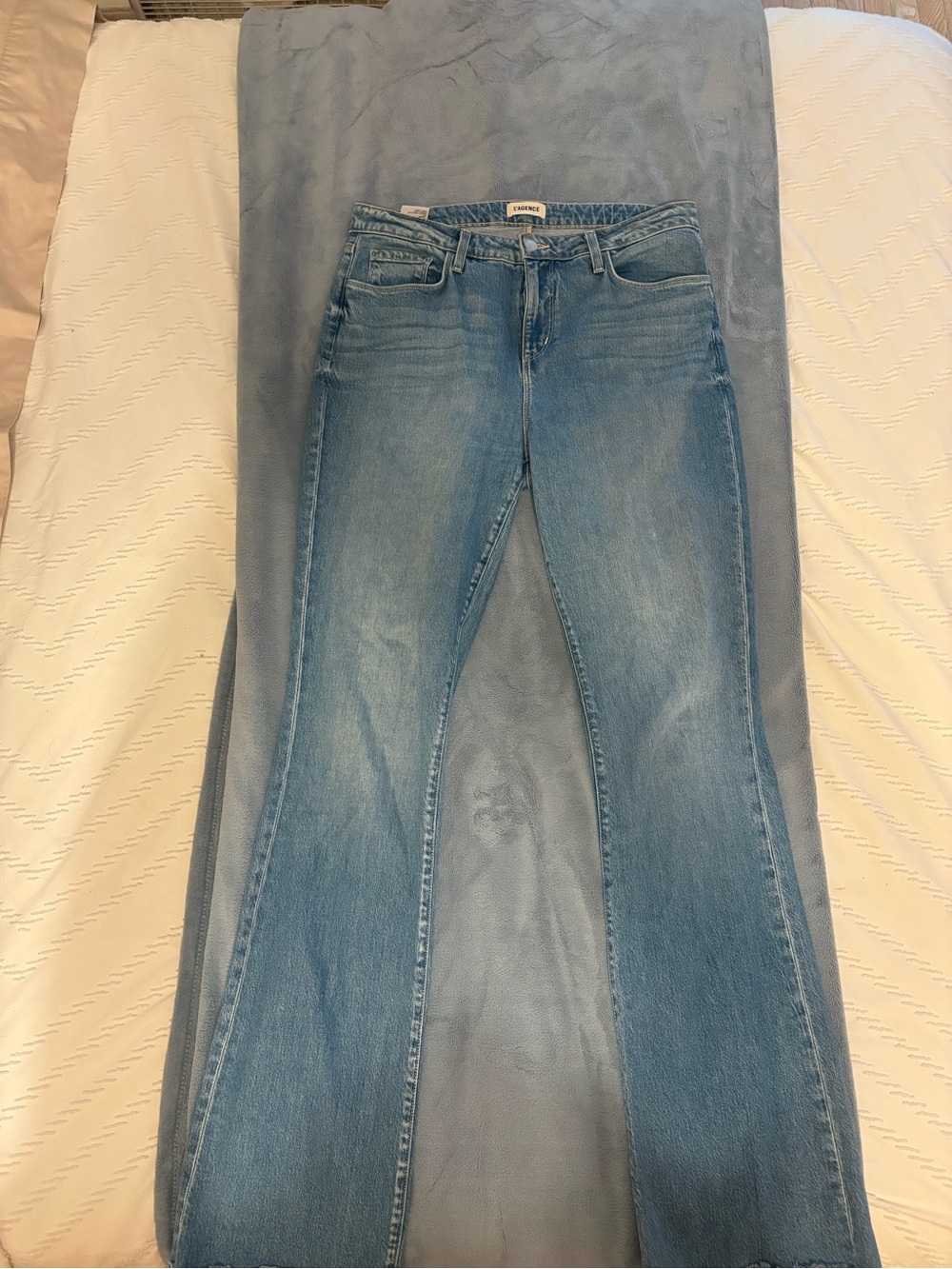 L'AGENCE Light Blue Boot Cut Jeans